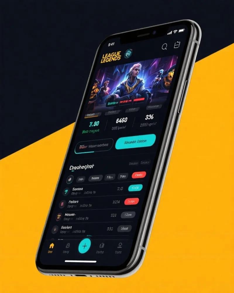 lol赛事订阅 App Interface